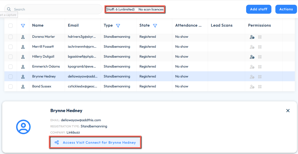 Team – Visit Connect Knowledgebase