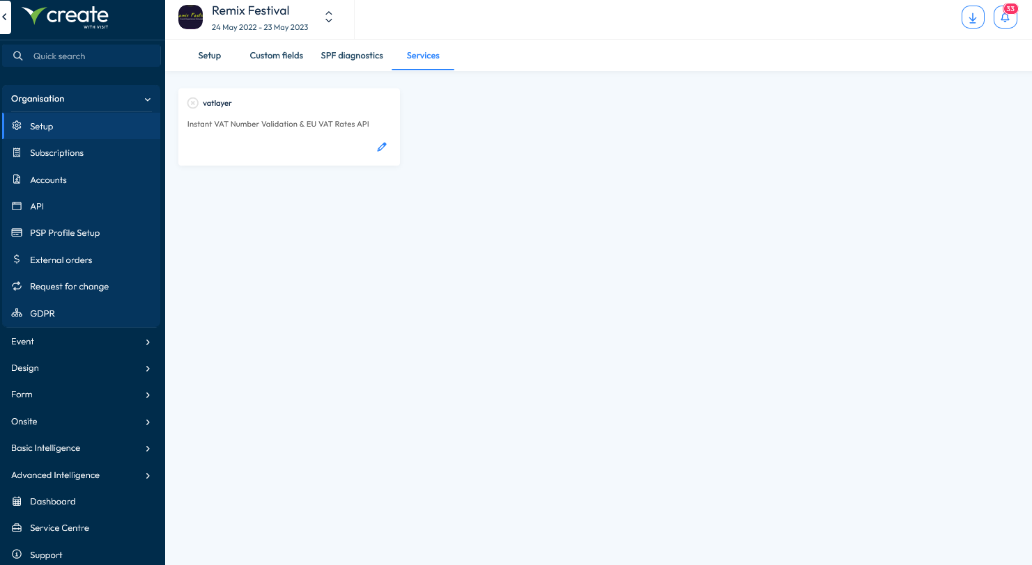 Organisation Setup – Visit Create Knowledgebase