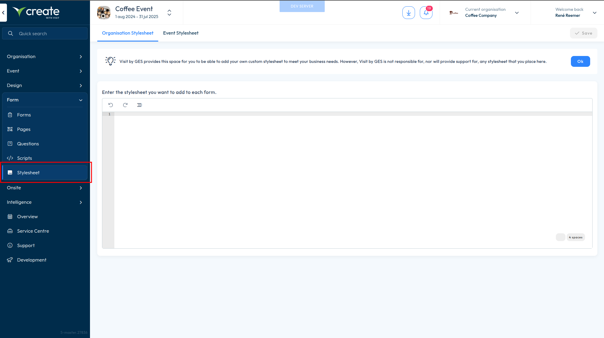 Stylesheets – Visit Create Knowledgebase