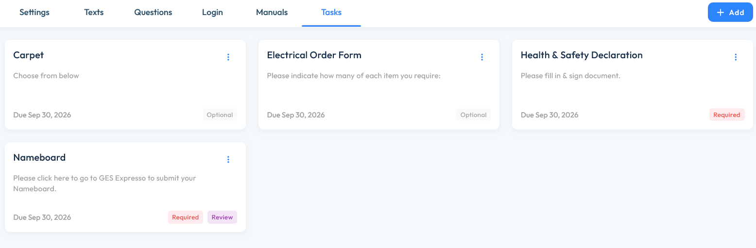 Exhibitor Manual – Visit Create Knowledgebase